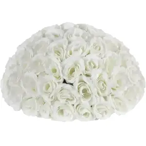 Centre de table Roses Blanches pas cher