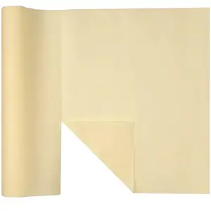 RueDeLaFete Chemin de table AIRLAID luxe 40cm x 4m80, ivoire (rouleau) pas cher