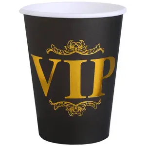 Santex mariage Sachet de 10 Gobelets VIP, couronné métal pas cher