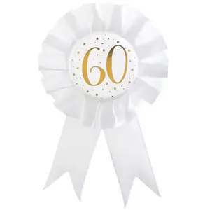 Cocarde des âges métal 60 ans