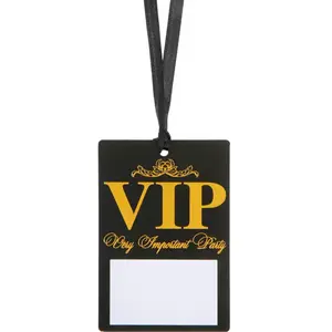 Marque-place VIP Noir & Or - Lot de 10 pas cher