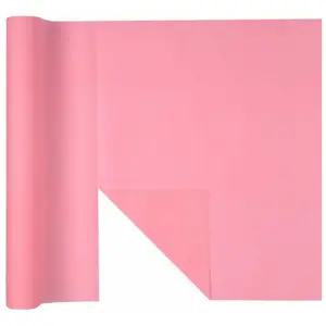 RueDeLaFete Chemin de table AIRLAID luxe 40cm x 4m80, Rose (rouleau) pas cher