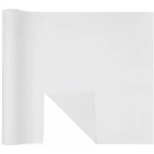 RueDeLaFete Chemin de table AIRLAID luxe 40cm x 4m80, Blanc (rouleau) pas cher