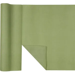 Santex Chemin De Table Airlaid Adaptable 40cmx4.8m Olive pas cher