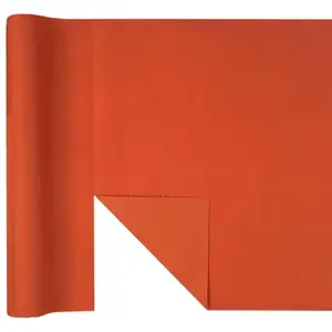 RueDeLaFete Chemin de table AIRLAID luxe 40cm x 4m80, Terracotta (rouleau) pas cher