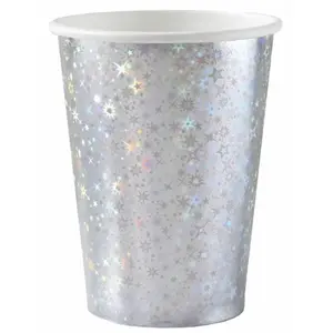 Comparateur de prix : SANTEX 7188-4, Sachet de 10 Gobelets Etincelants métal Argent