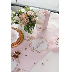 Comparateur de prix : Santex mariage chemin de table intissé princesse 30cmx3m rose - chalayer 000723900300020