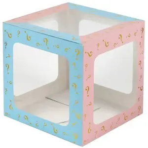 RueDeLaFete Cube déco Girl or boy 30cm pas cher