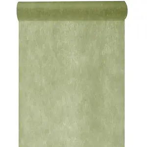 Comparateur de prix : SANTEX Chemin de table in tissé vert Olive/Sauge 30cm x 10m (x1) REF/2810