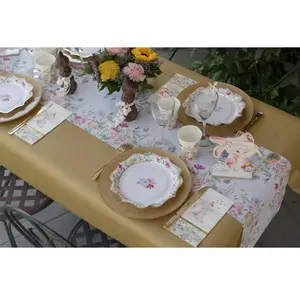 RueDeLaFete Sachet de 10 serviettes Pâques en papier pas cher