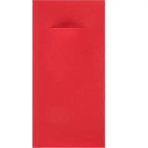 Serviette porte-couverts Eternity   Rouge pas cher