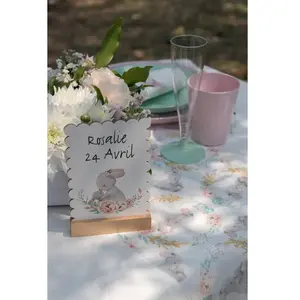 RueDeLaFete SANTEX 7843-99, Marque table Mon p'tit lapin pas cher