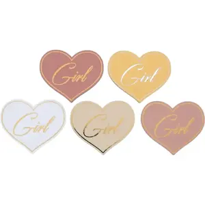 Décoration de Table Rose - Girl & Boy - Lot de 10 pas cher