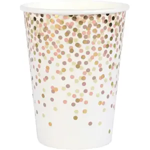 Gobelet Girl & Boy Rose - Lot de 10 pas cher