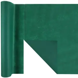 RueDeLaFete CHEMIN de table Harmony 3 EN 1 prédécoupé 4m80, Vert foncé pas cher