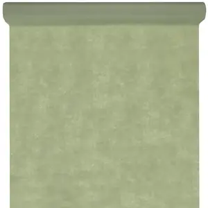 RueDeLaFete GRANDE Nappe rouleau Harmony intissé opaque 25m, vert Sauge 25 Mètres pas cher