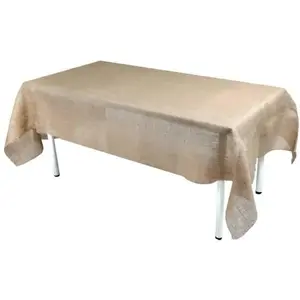SANTEX Nappe jute naturel rectangle 120x220cm RDF-8286 pas cher
