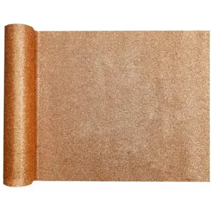 RueDeLaFete Chemin de table Paillettes fines 3m, Cuivre pas cher