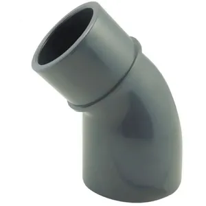 CODITAL Coude PVC pression piscine 45° femelle 63 mm, mâle 63 femelle 50 mm