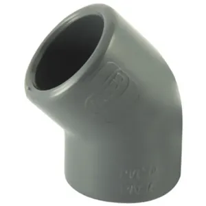CODITAL Coude PVC pression 45° diamètre 75 mm, femelle femelle