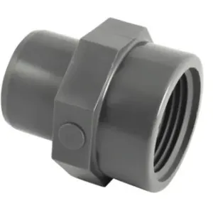 CODITAL Embout PVC pression à coller mâle 32 mm, femelle à visser 26x34