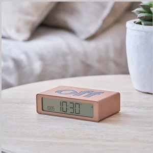 Lexon LR158D1 Réveil numérique Flip Mini doré pas cher