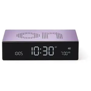 Radio-réveil LCD Lexon Flip Premium Violet pas cher