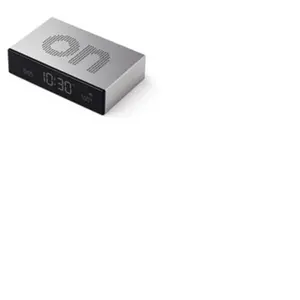 Radio réveil LCD réversible Lexon Flip Premium Aluminium pas cher