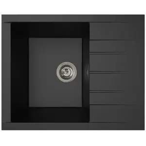 DIADEM Evier 1 bac 1 égouttoir compact CUBE pas cher
