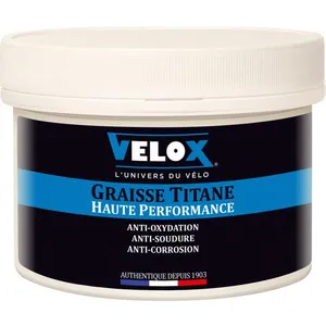 Comparateur de prix : Graisse vélo titanium anti soudure en pot Velox Noir 350 ml 175828
