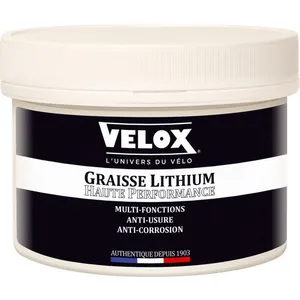 Graisse vélo lithium multi-fonction en pot Velox - noir - 350 ml pas cher