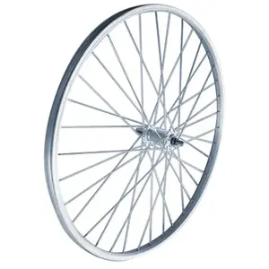 Roue VTC 28" - MAGNUM - Mach1 M110 Evo - Jante Argent - Moyeu Miche - 36 Trous