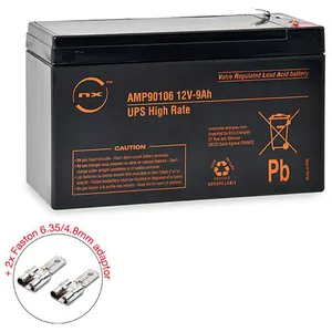 Batterie onduleur (ups) 9-12 ups High Rate 12V 9Ah F4.8 - NXVendu paramazon