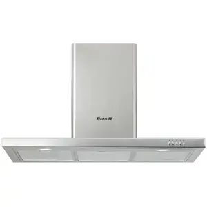 Hotte Décorative Murale 90cm BRANDT AD1517X pas cher