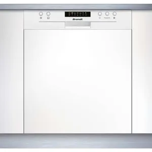 Brandt lave-vaisselle 60cm 14 couverts 44db intégrable avec bandeau - bdb424lw pas cher