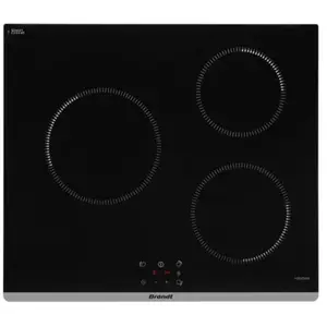 Brandt Brandt BPI6360B Table de cuisson à induction Noir - 3 foyers pas cher