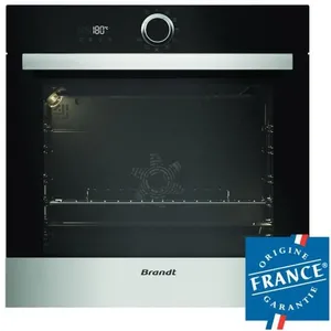 BRANDT Four encastrable pyrolyse BXP5531X, 68 litres, 7 modes de cuisson pas cher