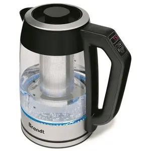 BRANDT Théière 1.7 L Inox - TH1700EV pas cher