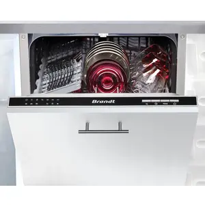 Comparateur de prix : Lave vaisselle 45cm 10 couverts 47db tout intégrable Brandt VS1010J