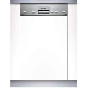 Lave-vaisselle 45cm 10 couverts 47db intégrable avec bandeau Brandt VS1010X pas cher