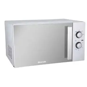 Brandt SM2606S - Four micro-ondes monofonction - 26 litres - 900 Watt - argent pas cher