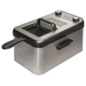 Comparateur de prix : BRANDT Friteuse 0,9kg de frite 3,2l d'huile 2200 Watts FRI3200 inox