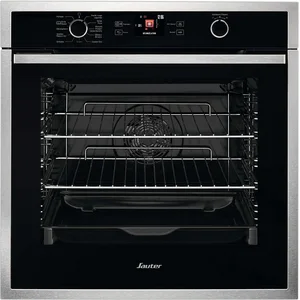 Sauter four intégrable multifonction 73l 60cm a+ pyrolyse inox/noir - sop5585x pas cher