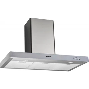 Comparateur de prix : Brandt - hotte décorative murale 90cm 617m3h inox  bhb6901x - bhb6901x