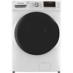 Comparateur de prix : Brandt Lave-Linge Hublot Wfb218Qw - 18 Kg - Induction - L70Cm - 1000 Trs/Min - Blanc