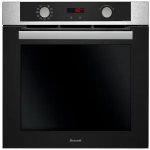 Brandt Four intégrable multifonction 67l 60cm pyrolyse inox - BOP2112X pas cher