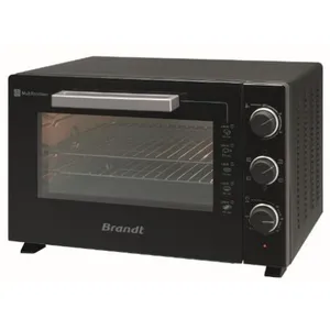 BRANDT Four multifonction 60L 2200 Watts tournebroche FC602MUB noir