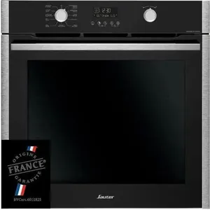 Four encastrable pyrolyse sauter sfp932x - chaleur pulsée - tournebroche - porte froide pas cher