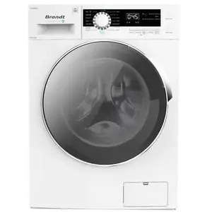 Lave-linge - BRANDT - WFB394QW - 9 kg - 1400 Tours/min - Moteur  induction  pas cher