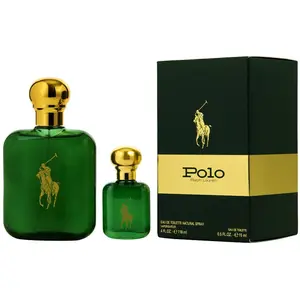 Ralph Lauren Polo Green For Men 2 Pc Gift Set 4oz EDT Spray, 0.5oz EDT sprayVendu parparfums-moins-chers